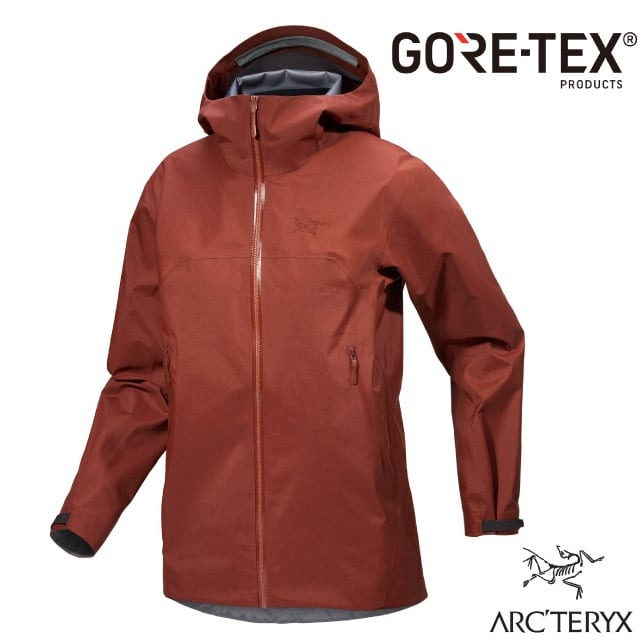 【ARCTERYX 始祖鳥】女 Beta Gore-Tex 防水透氣連帽外套(僅300g)/X000009239 紅衫紅✿30E010